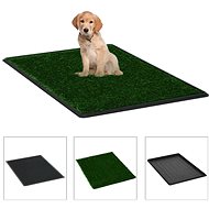 Shumee Toilet for dogs with bowl and artificial grass green 76 × 51 × 3cm 2 pcs - Dog Toilet