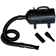 Shumee Hair Dryer for Dogs with 3 Attachments Black 2400 W - Pet Hair Grooming Dryer for Dogs and Cats