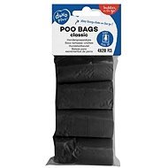 DUVO + Bags for Excrement, Black 4 pcs - Dog Poop Bags