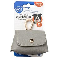 DUVO+ Leather bag dispenser incl. 15 bags - Dog Poop Bag Dispenser
