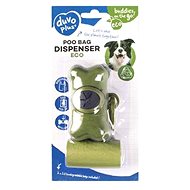 DUVO+ Bone tray including biodegradable bags 2 × 20pcs - Dog Poop Bag Dispenser