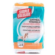 Simple Solution Diapers for dogs L 12 pcs - Dog Nappies