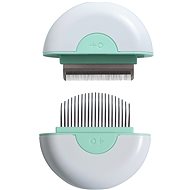 M-Pets 2 in 1 Mini Long Hair Brush - green - Dog Brush