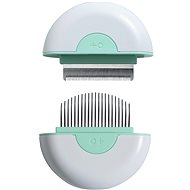 M-Pets 2 in 1 Mini Short Hair Brush - green - Dog Brush