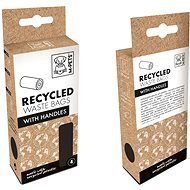 M-Pets Recycled sáčky na exkrementy černé s uchy 60 ks - Dog Poop Bags