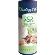 Biokat´s Deo Pearls deodorant do kočičí toalety s vůní bílých květů 700 g - Removal of Odours and Bacteria