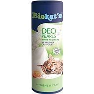 Biokat´s Deo Pearls cat litter deodorant with white flowers 700 g - Removal of Odours and Bacteria