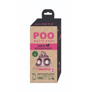 M-Pets POO excrement bags made of recycled plastic with rose scent 120 pcs - Dog Poop Bags
