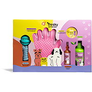 Tresky & friends Large gift set of cosmetics and accessories for pets, 5 pcs - Leather Care Product