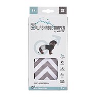M-Pets Washable Nappies for Male Dogs, XS, 2-pack - Dog Nappies