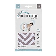 M-Pets Washable Nappies for Male Dogs, Size M, 2-pack - Dog Nappies