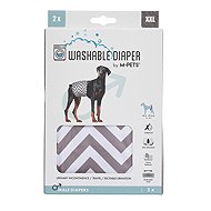 M-Pets Washable Nappies for Male Dogs, XXL, 2-pack - Dog Nappies