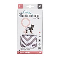 M-Pets Washable Nappies for Female Dogs XS, 2-pack - Dog Nappies