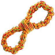 DOG FANTASY Eight Puller, Coloured 25cm - Dog Toy
