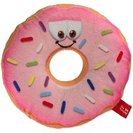 Dog Fantasy Donut with Face, Pink 12cm - Dog Toy
