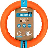 PitchDog Training Ring for Dogs Orange 20cm - Dog Toy