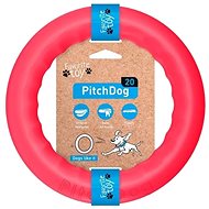 PitchDog Training Ring for Dogs Pink 20cm - Dog Toy
