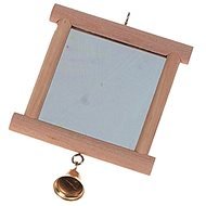 Karlie - Zrkadlo so zvončekom, 13 × 10 cm - Hračka pre hlodavce
