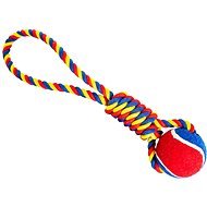 Trixie HipHop Tug of War with a Tennis Ball 36cm - Dog Toy
