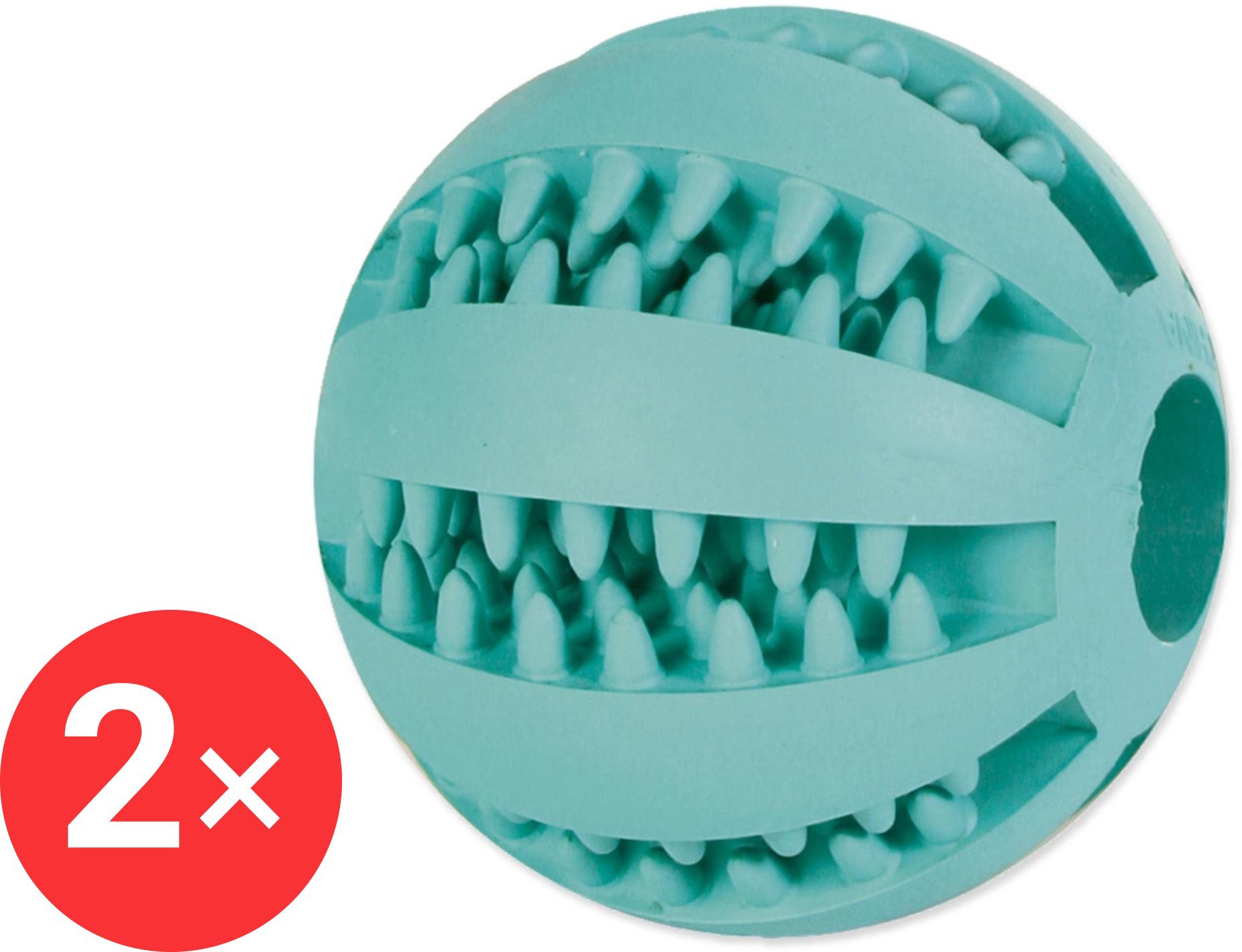 Trixie DentaFun baseball mint 5 cm 2 pcs - Dog Toy Ball