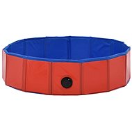 Shumee Folding Pool Red PVC 80 × 20cm - Dog Pool