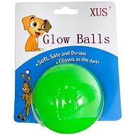 XUS Dog Glow Ball Green 8cm - Dog Toy