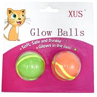 XUS Cat Glow Ball 4.5cm 2 pcs - Cat Toy