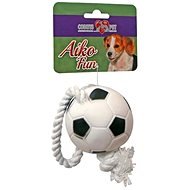Cobbys Pet Aiko Fun Football on a Rope 26cm - Dog Toy