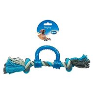 DUVO+  Puller 2 Knots with Rubber 30cm - Dog Toy