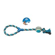 DUVO + Puller 1 Knot with Tennis Ball 48cm - Dog Toy