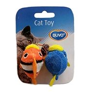 DUVO+ Plush Fish 7.5 × 9 × 3.5cm 2 pcs - Cat Toy
