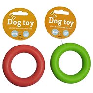 Les Filous Rubber Ring Pink Grey 9cm - Dog Toy