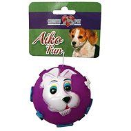 Cobbys Pet Aiko Fun Ball with Doggy 9cm - Dog Toy Ball