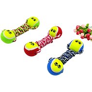 Shone Toy Bone with Tennis Balls - Dog Toy