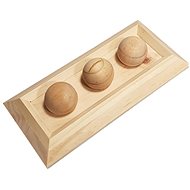 DUVO + Wooden puzzle for FAY delicacies 28 × 13 × 6 cm - Toy for Rodents
