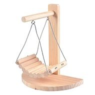 DUVO+ Wooden Swing for Rodents 21.5 × 11.5 × 24cm - Toy for Rodents