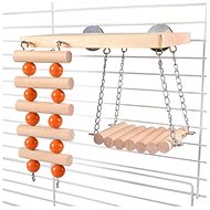 DUVO+ Wooden rodent playground 20 × 27 × 17 cm - Toy for Rodents