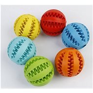 EzPets2U Leaky Ball Dog Toy Dental Ball Yellow 7cm - Dog Toy Ball