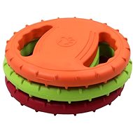 EzPets2U Dog Frisbee with Handle Green 20cm - Dog Toy