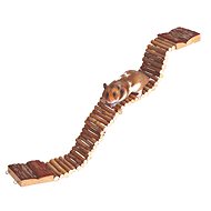 Trixie Wooden Suspension Bridge 7 × 55cm - Climbing Frame for Rodents