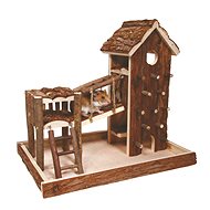 Trixie Wooden Playground Birger 36 × 33 × 26cm - Toy for Rodents