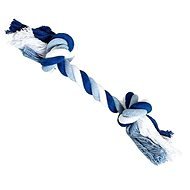 Trixie Hiphop Cotton Knot 2 Knots Blue and White 36cm 210g - Dog Toy