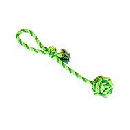 Trixie Hiphop Tug of war Ball Green 7cm, 38cm 130g - Dog Toy