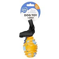 DUVO+ Rubber Rugby ball with string 39 × 5,4 × 5,4 cm - Dog Toy