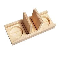 DUVO+ Edd 18 × 7 × 2,5cm wooden delicacy puzzle - Toy for Rodents