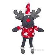 Trixie Christmas Plush Reindeer Grey Brown 42cm - Dog Toy