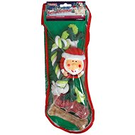 Flamingo Christmas Stocking Set Toys with Treats - Dog Toy