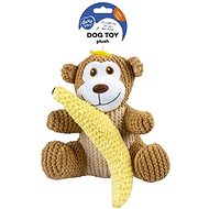 DUVO+ Monkey with banana plush M 27,5 × 27,4 × 16,5 cm - Dog Toy