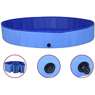 Shumee Folding pool for dogs blue PVC 200 × 30 cm - Dog Pool