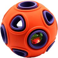 Vking Hollow Ball with Bell Natural Rubber L - Dog Toy